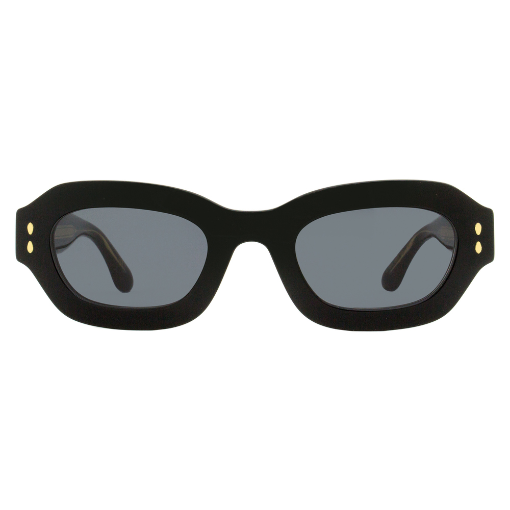 Isabel Marant Geometric Sunglasses IM0052S 2M2IR Black 49mm - Picture 2 of 2